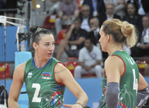 Bakı 2015: Voleybol yarışlarında bürünc medal qarşılaşması. Azərbaycan, 27 iyun 2015